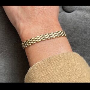 14k Gold Panther Bracelet